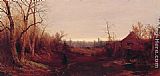 Jervis McEntee November day, 1863 painting